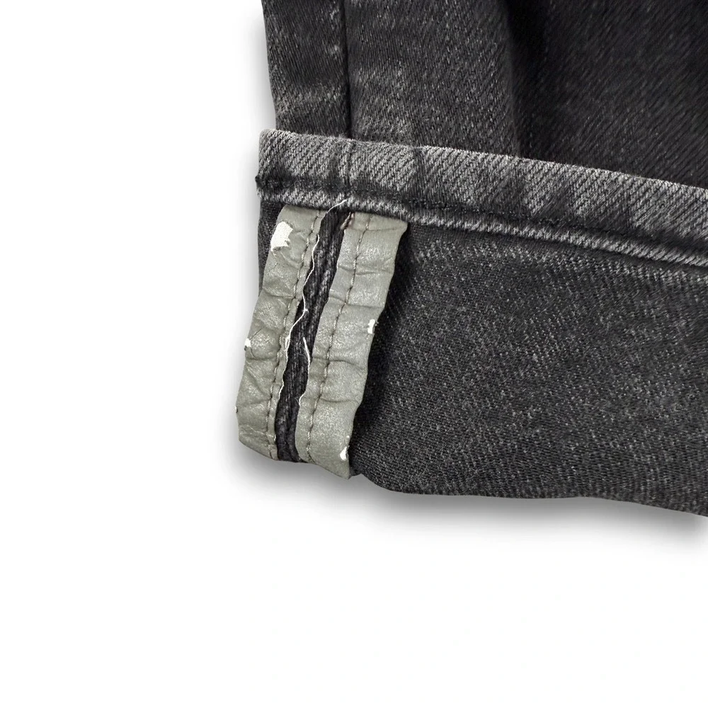 Levi's 511 Jeans Mens 38x30 Gray Slim Fit Reflective Selvedge Denim Gusset Pants